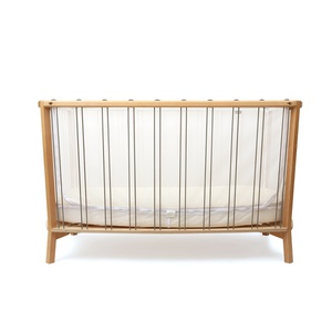 Lit bébé 120cm KIMI Charlie Crane avec matelas mousse hazelnut