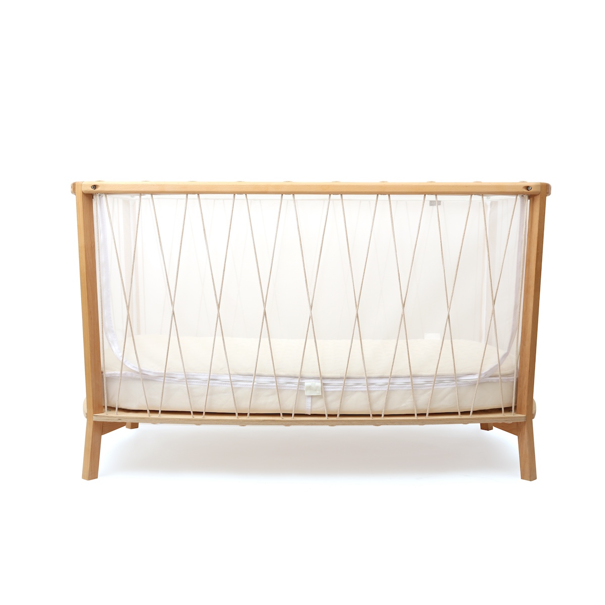 Lit bébé 120cm KIMI Charlie Crane avec matelas Organic desert