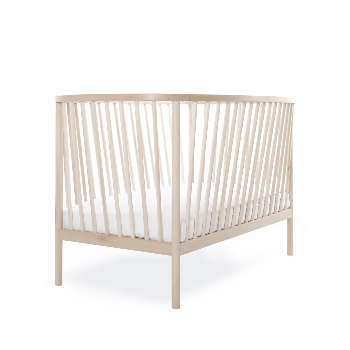 Lit bébé 60x120 TINA en hêtre massif et huile naturelle