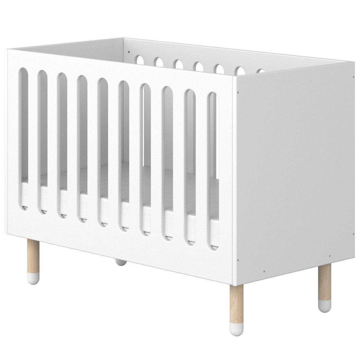 Lit bébé 60x120cm DOTS Flexa Blanc