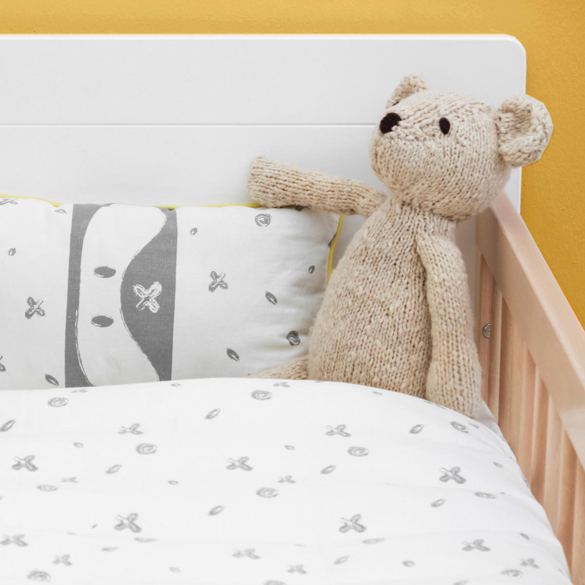 Lit bébé 60x120cm LISA Bopita blanc-naturel