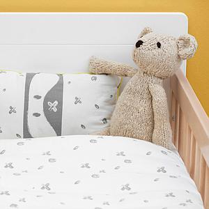 Lit bébé 60x120cm LISA Bopita blanc-naturel