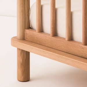 Lit bébé 70x140cm LATITUDE Nobodinoz chêne massif