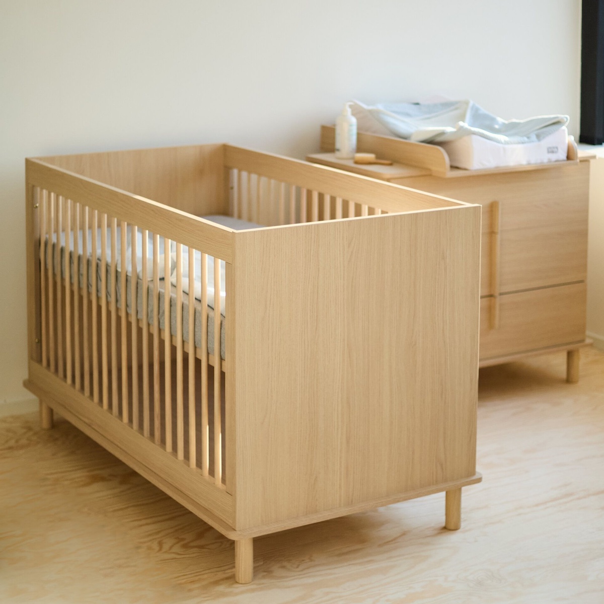Lit bébé 70x140cm NORDICA Childhome chêne naturel