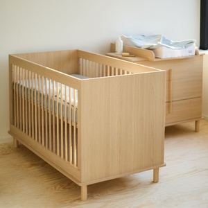 Lit bébé 70x140cm NORDICA Childhome chêne naturel