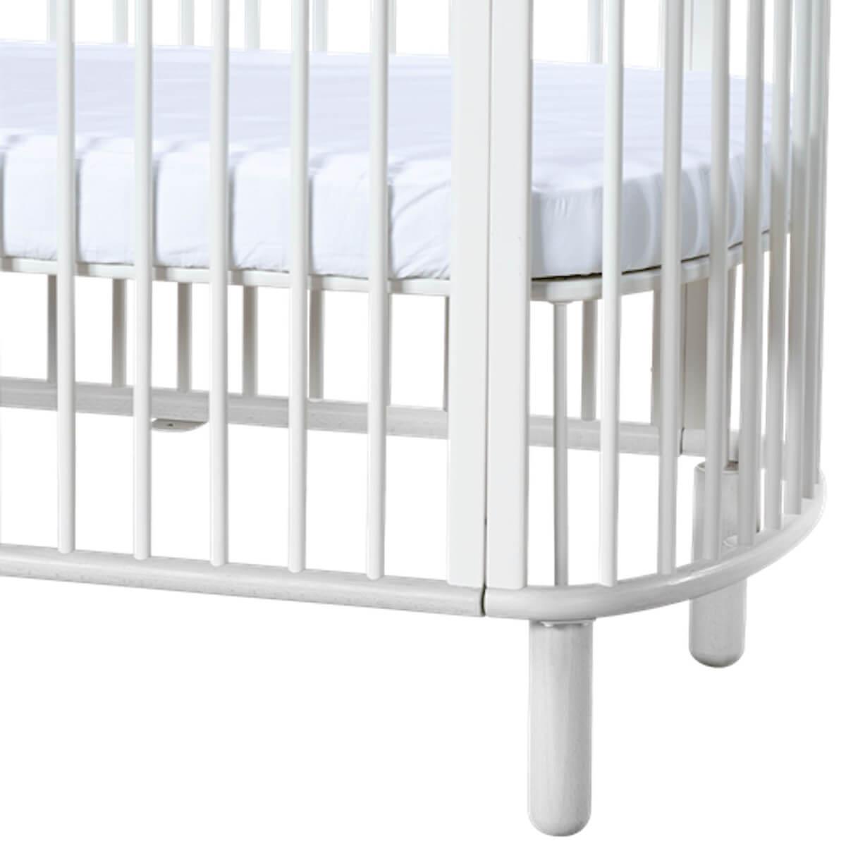 Lit bébé évolutif 140x70cm BABY Flexa naturel-blanc