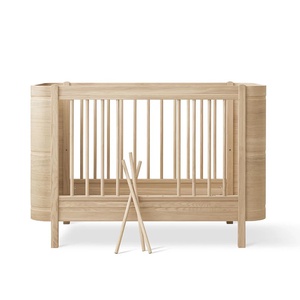 Lit bébé évolutif 68x122-162cm WOOD MINI+ Oliver Furniture chêne (avec kit junior inclus)