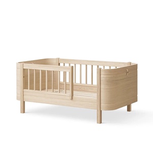 Lit bébé évolutif 68x122-162cm WOOD MINI+ Oliver Furniture chêne (avec kit junior inclus)