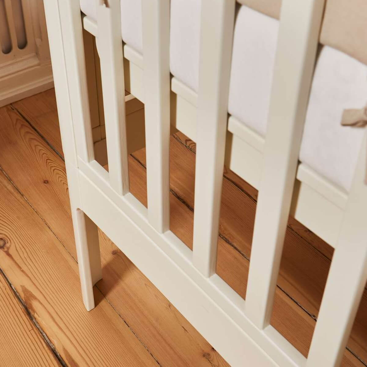 Lit bébé évolutif 70x120cm NOVA Flexa Cream white