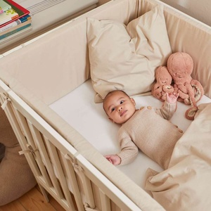 Lit bébé évolutif 70x120cm NOVA Flexa Cream white