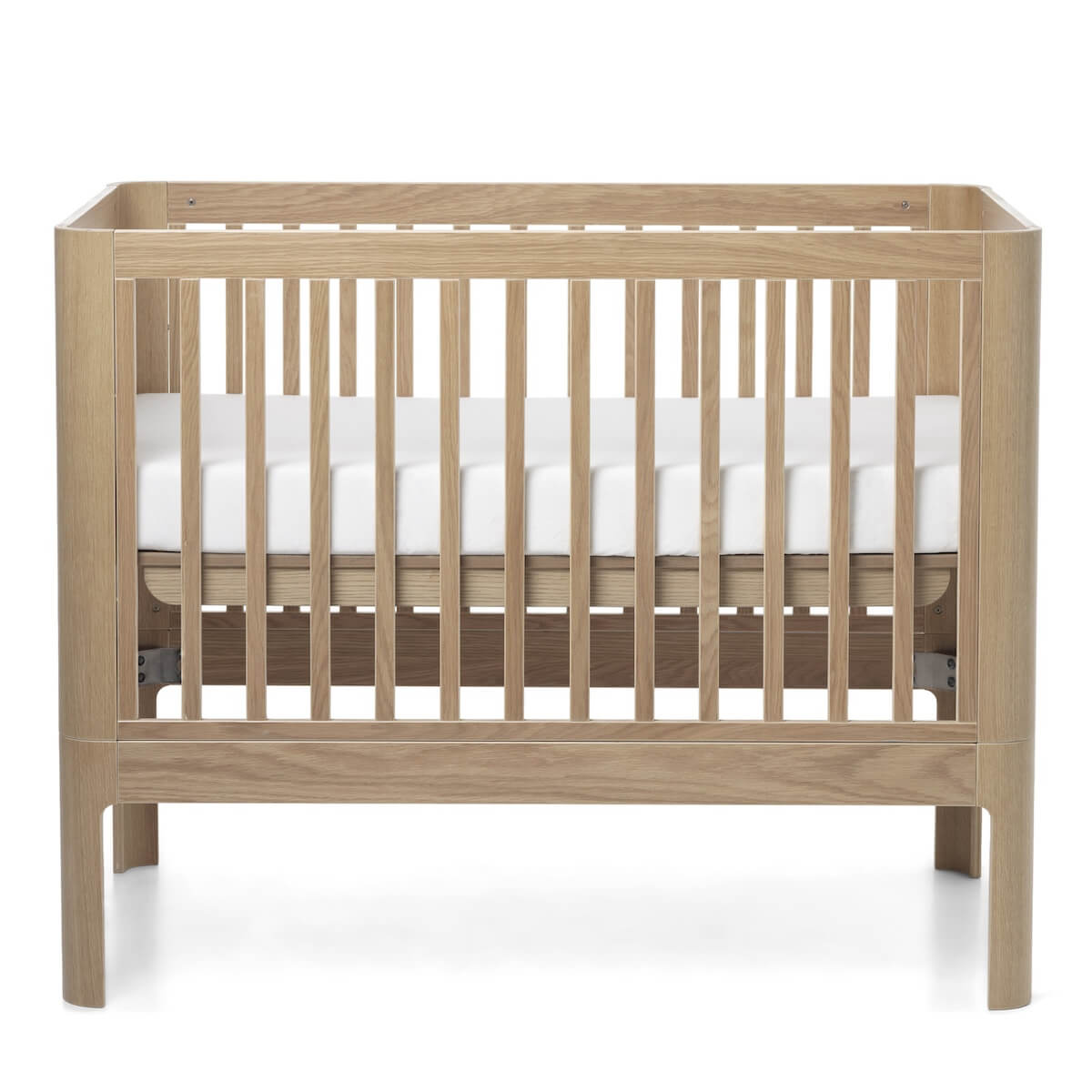Lit bébé évolutif 70x120cm NOVA Flexa Oak clear lacq.