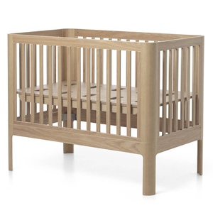 Lit bébé évolutif 70x120cm NOVA Flexa Oak clear lacq.