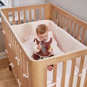 Lit bébé évolutif 70x120cm NOVA Flexa Oak clear lacq.