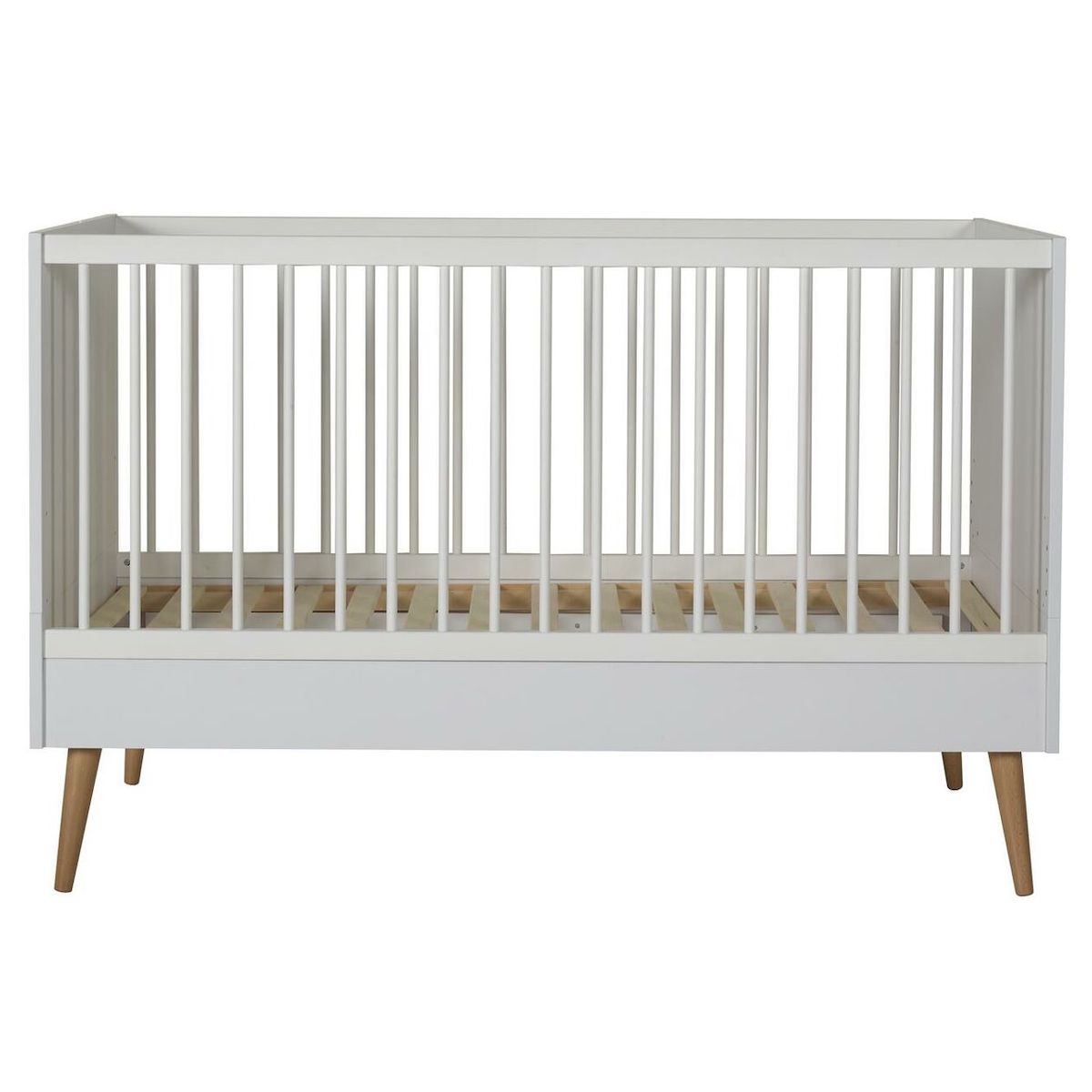 Lit bébé évolutif 70x140cm COCOON Quax ice blanc