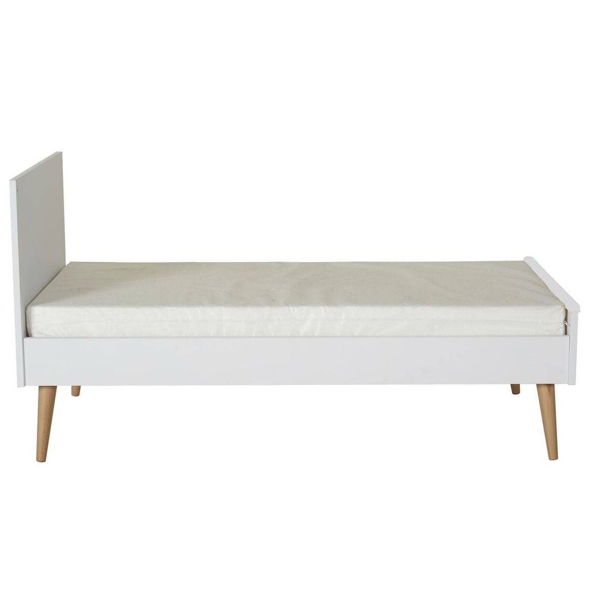 Lit bébé évolutif 70x140cm COCOON Quax ice blanc