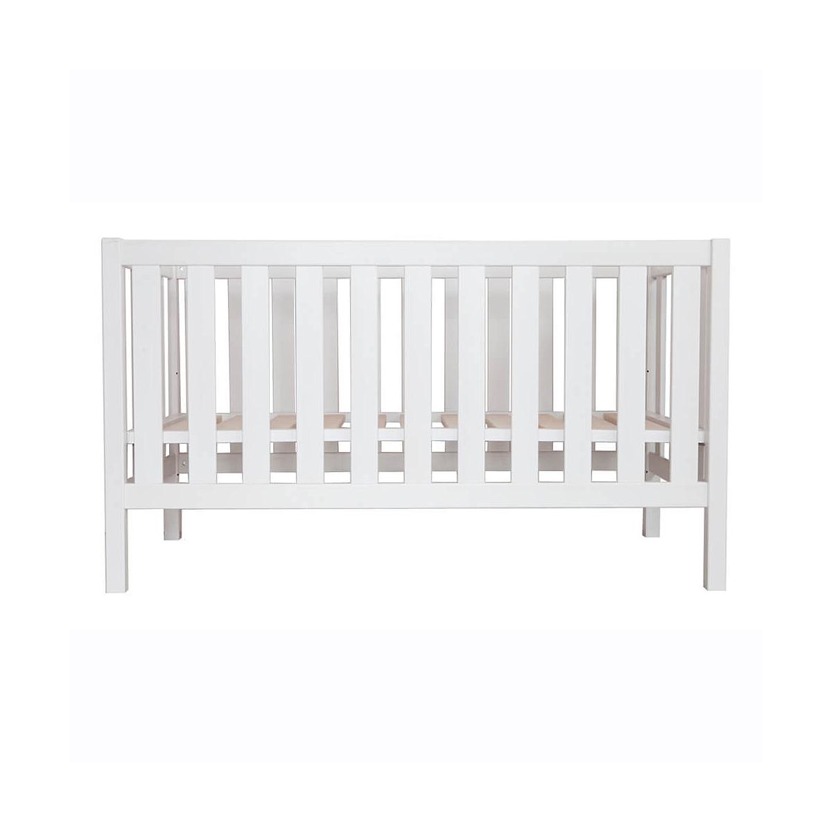 Lit bébé évolutif 70x140cm DESTYLE de Breuyn hêtre laqué blanc