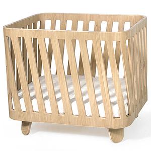 Lit bébé évolutif 70x90cm MUKA Charlie Crane