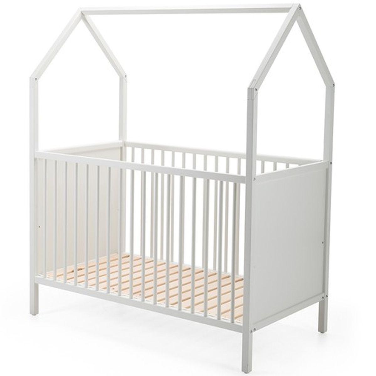 Lit bébé évolutif HOME Stokke blanc