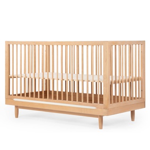 Lit bébé évolutif PURE Nobodinoz chêne massif