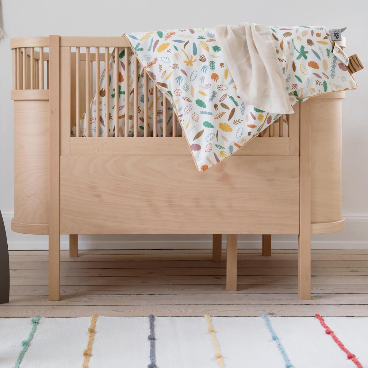 Lit bébé évolutif Sebra bois naturel