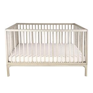 Lit bébé KERA en frêne avec top Round-pieds Bevel