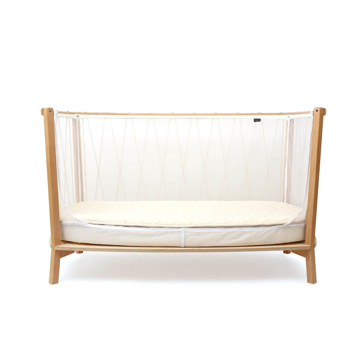 Lit bébé KIMI Charlie Crane Bois de Rose + matelas