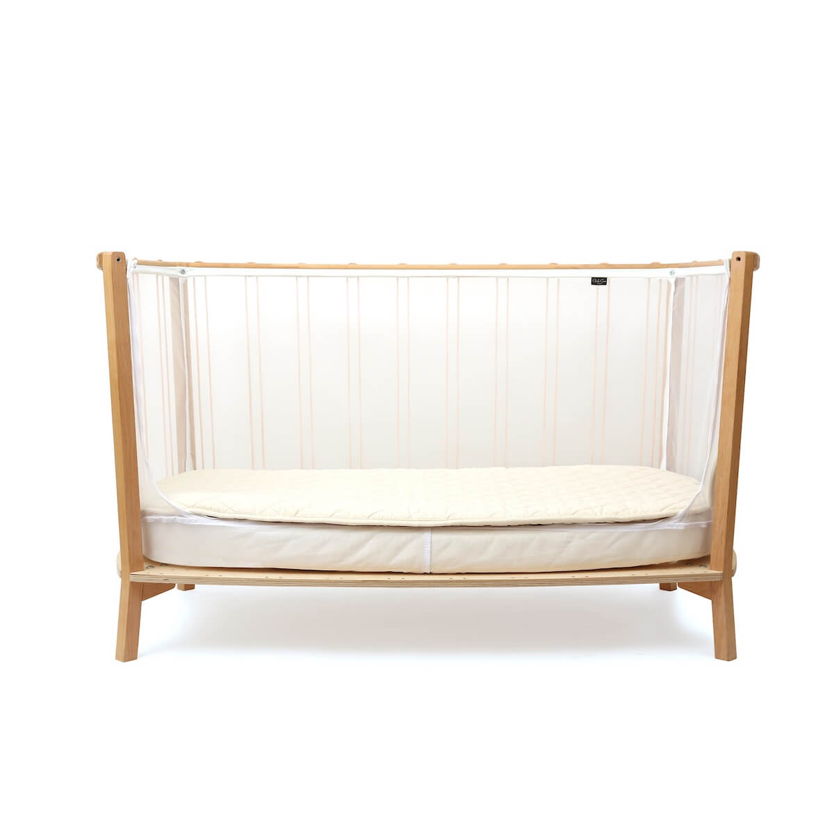 Lit bébé KIMI Charlie Crane Bois de Rose + matelas
