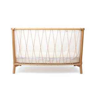 Lit bébé KIMI Charlie Crane Bois de Rose + matelas