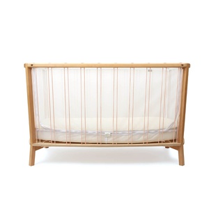 Lit bébé KIMI Charlie Crane Bois de Rose + matelas