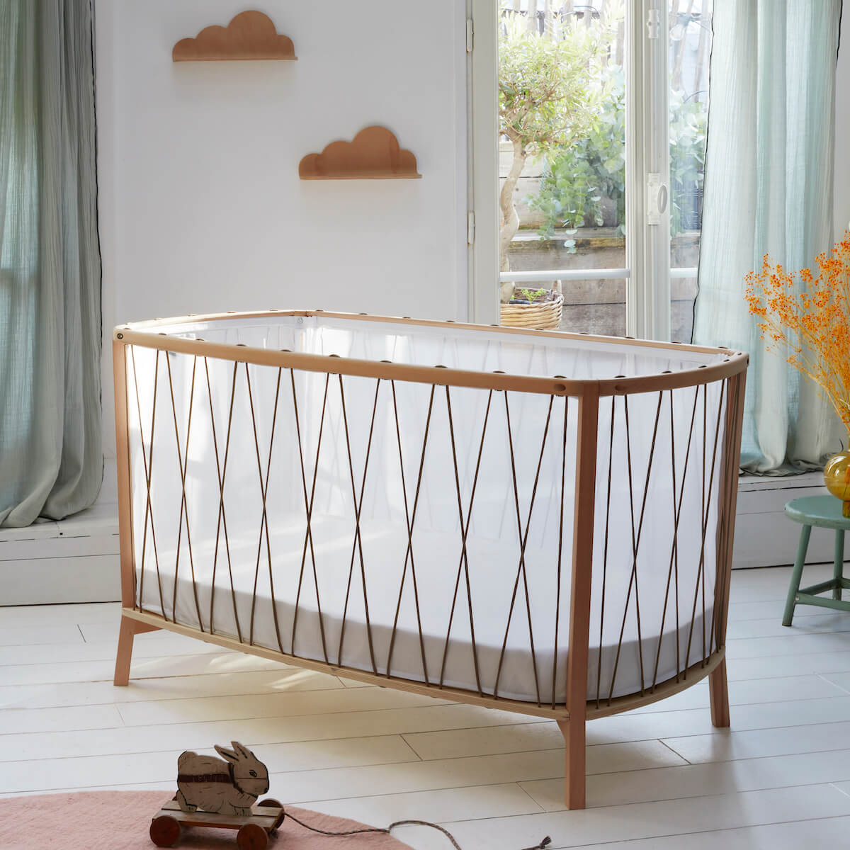 Lit bébé KIMI Charlie Crane Hazelnut