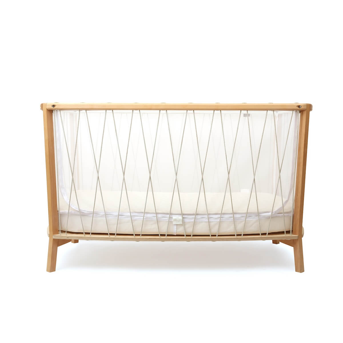 Lit bébé KIMI Charlie Crane Lichen + matelas organic