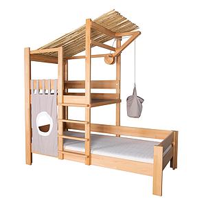 Lit cabane 90x200cm Bruno DESTYLE De Breuyn hêtre naturel