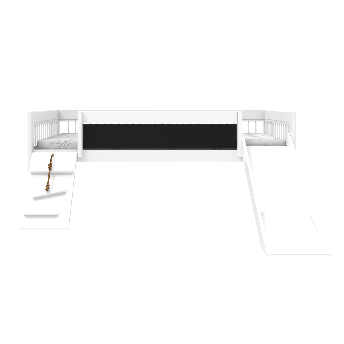 Lit cabane 90x200cm Climb & Slide BREEZE Lifetime blanc