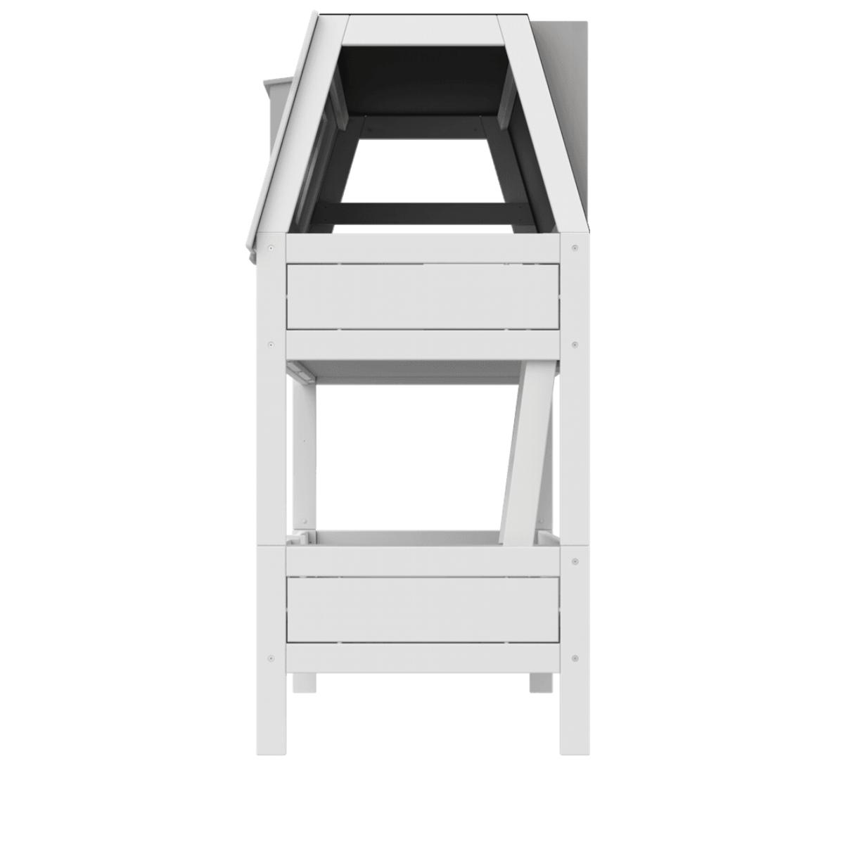 Lit cabane 90x200cm HANG OUT Lifetime blanc
