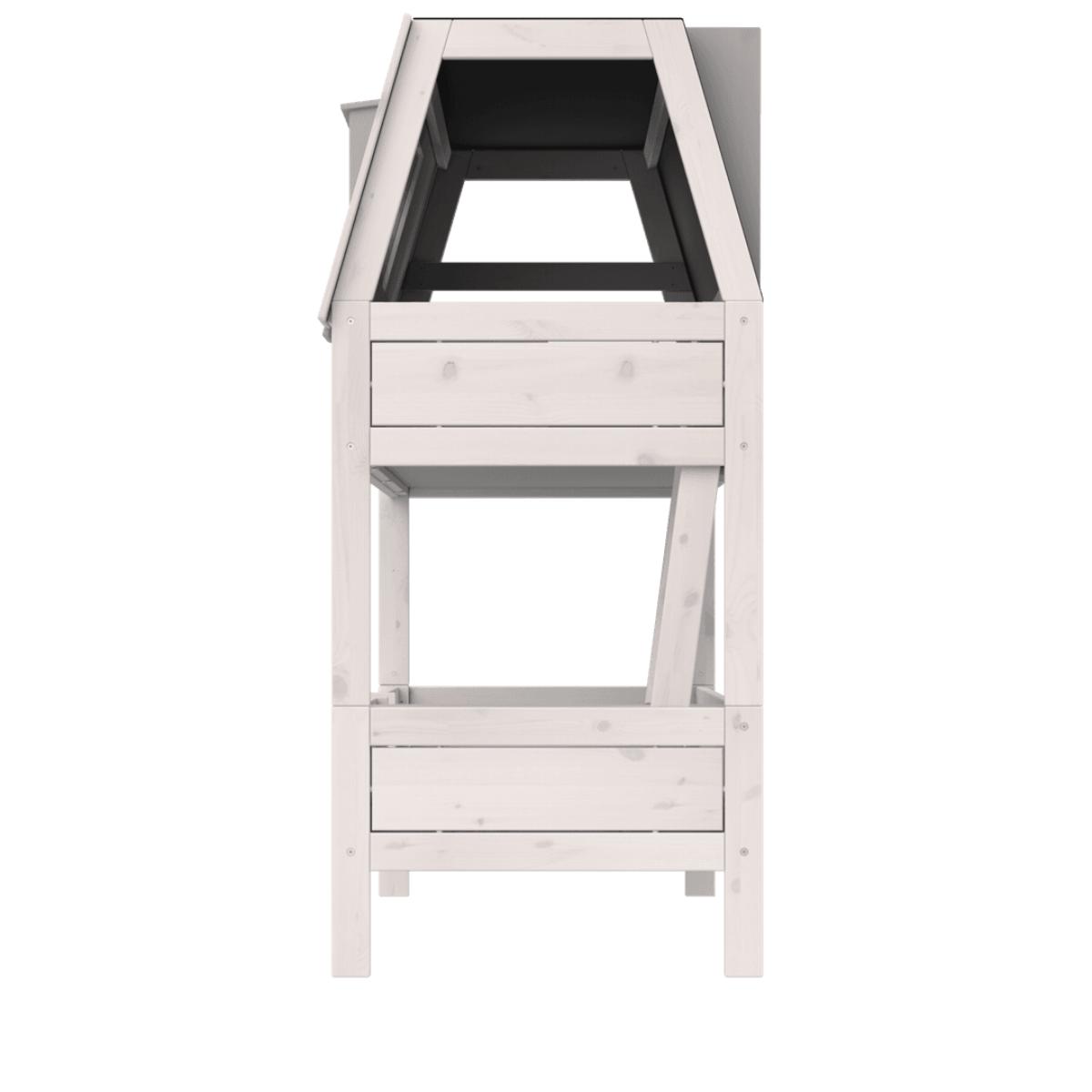 Lit cabane 90x200cm HANG OUT Lifetime blanchi
