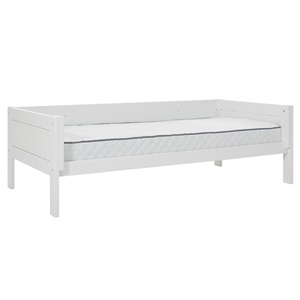Lit cabane Montessori 90x200cm avec toit 4-En-1 Lifetime blanc