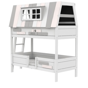 Lit cabane superposés 90x200cm DELUXE HANG OUT Lifetime blanc