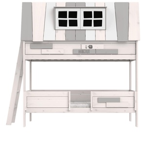 Lit cabane superposés 90x200cm DELUXE HANG OUT Lifetime blanchi