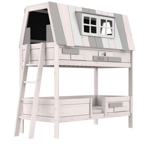 Lit cabane superposés 90x200cm DELUXE HANG OUT Lifetime blanchi