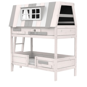 Lit cabane superposés 90x200cm DELUXE HANG OUT Lifetime blanchi