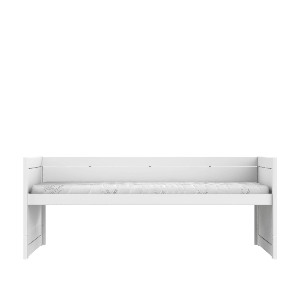 Lit cabine 90x200cm DE LUXE Lifetime blanc
