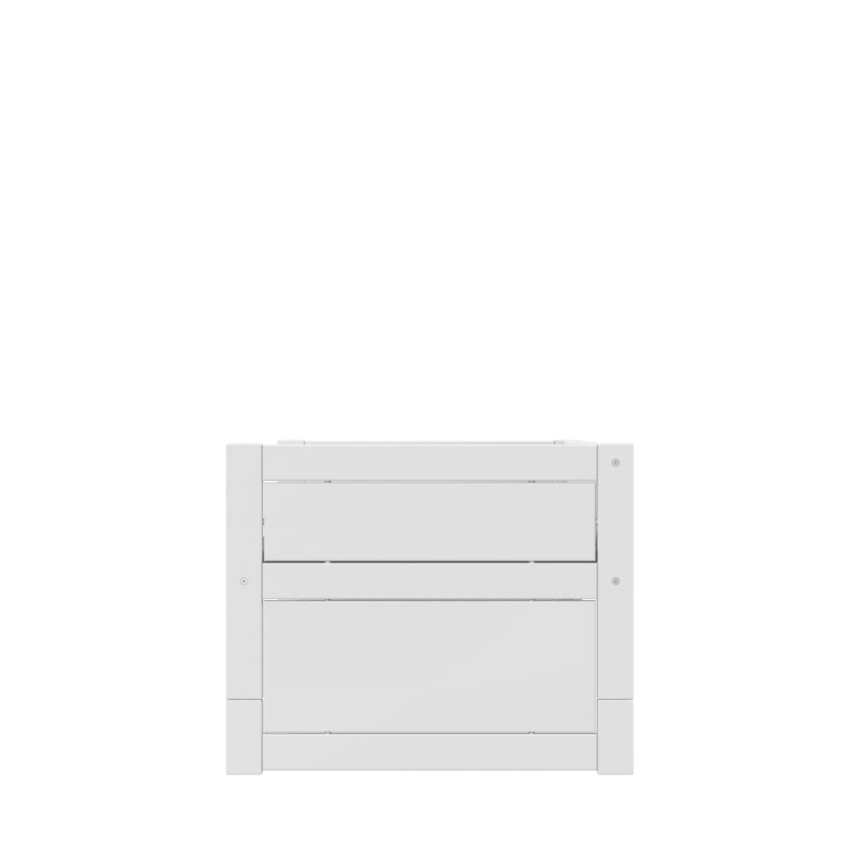 Lit cabine 90x200cm DE LUXE Lifetime blanc