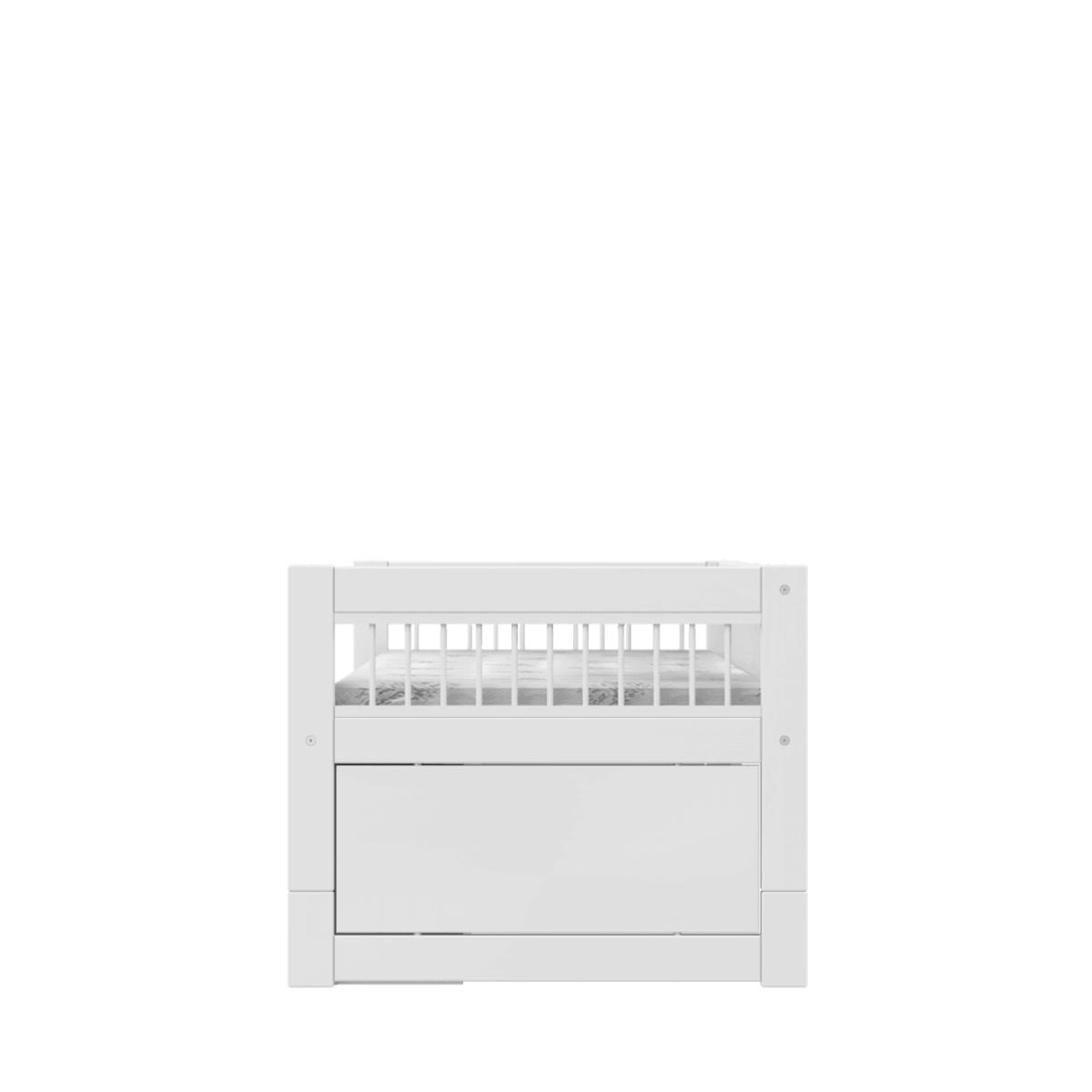 Lit cabine avec rangement-tiroir 90x200cm BREEZE Lifetime blanc