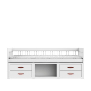 Lit cabine avec rangement-tiroir 90x200cm BREEZE Lifetime blanc