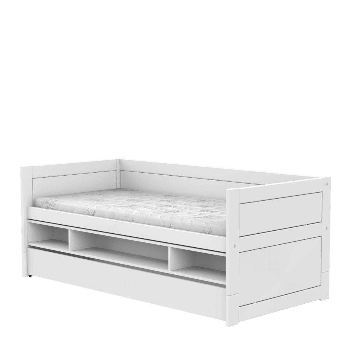 Lit cabine avec rangement-tiroir 90x200cm DELUXE Lifetime blanc
