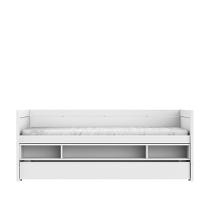 Lit cabine avec rangement-tiroir 90x200cm Lifetime blanc