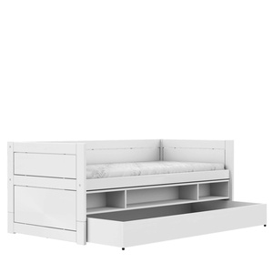 Lit cabine avec rangement-tiroir 90x200cm Lifetime blanc