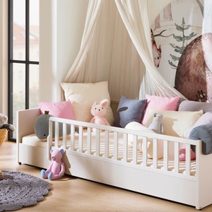 Lit convertible 120x200cm LITTLE FLO Paidi Blanc craie