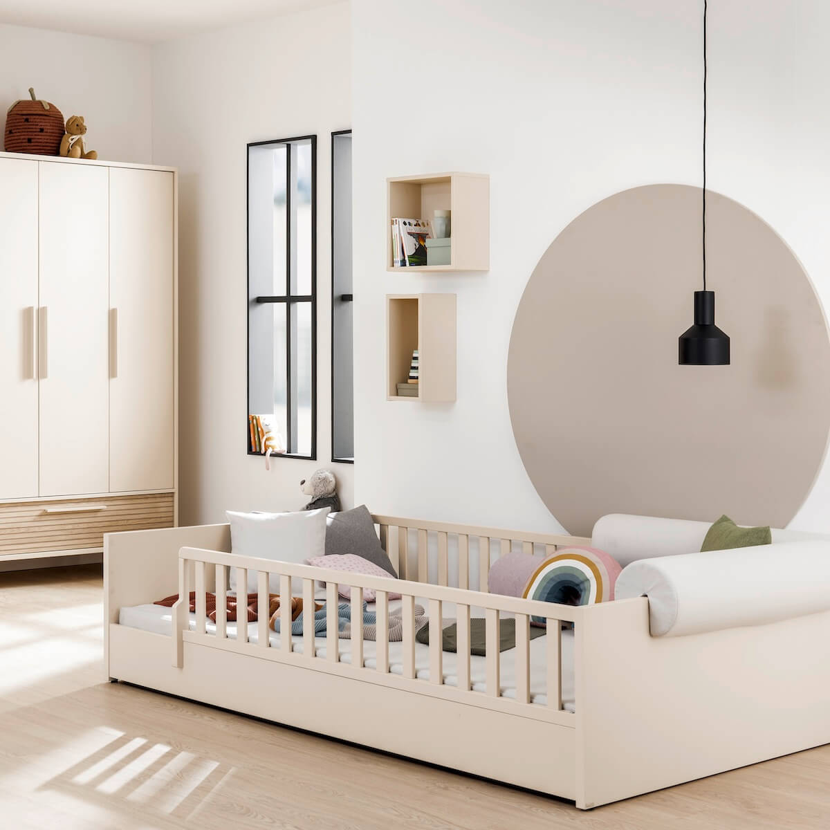Lit convertible 140x200cm LITTLE FLO Paidi Beige cashmere