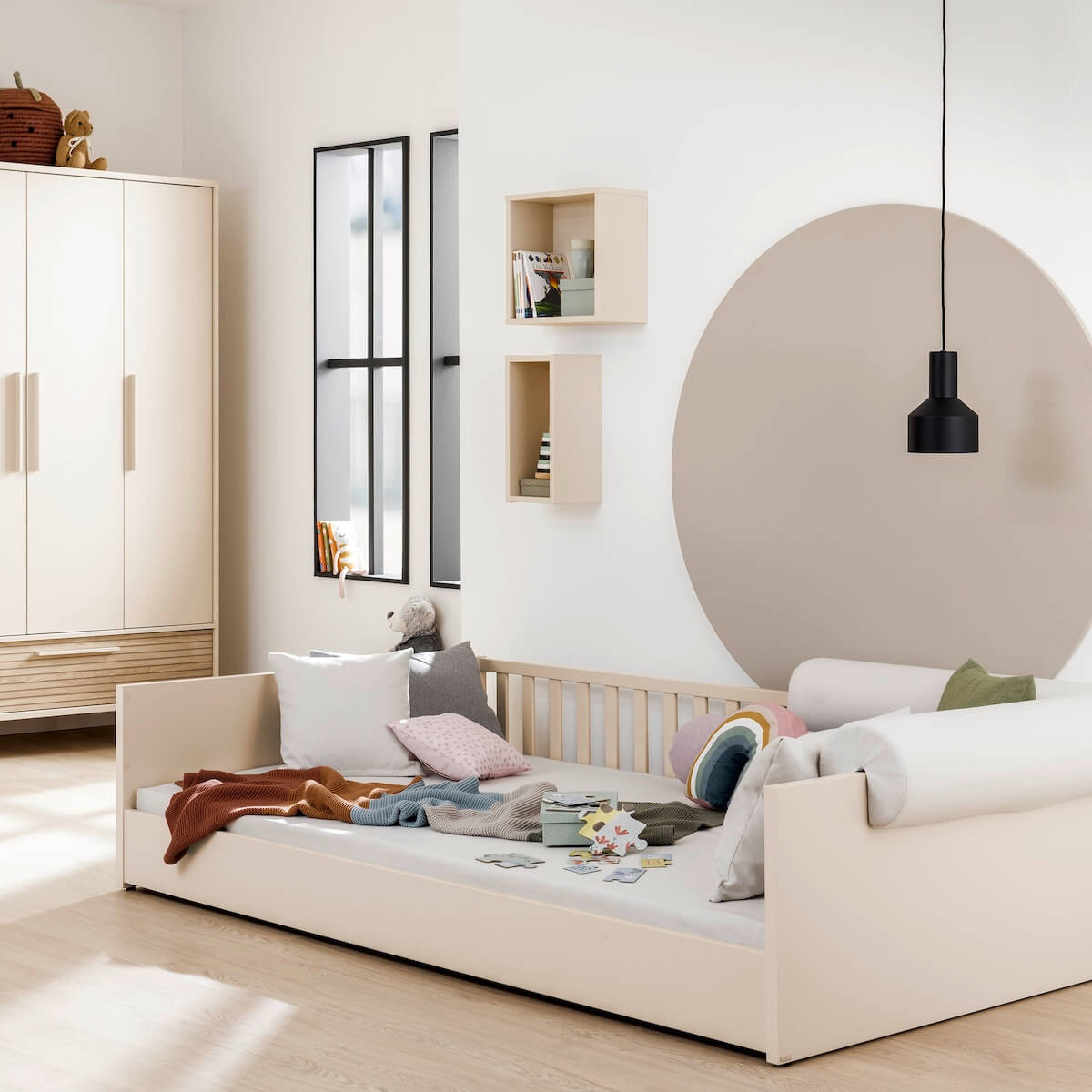Lit convertible 90x200cm LITTLE FLO Paidi Beige cashmere